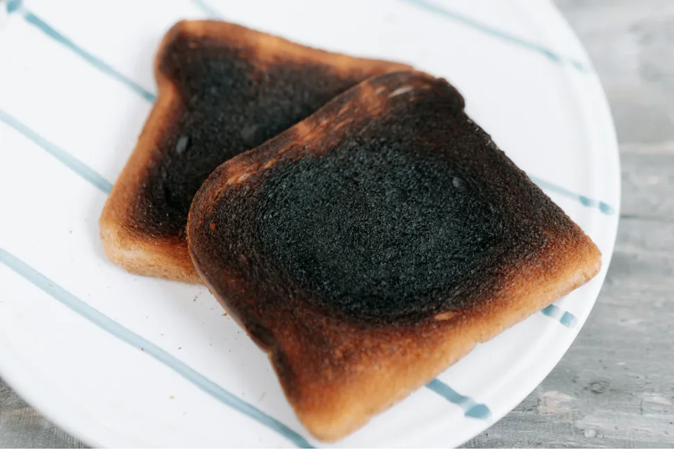 A burned meal
