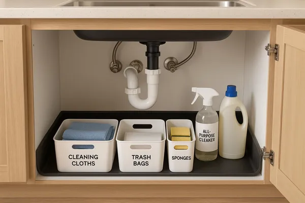 Under-Sink Black Hole: The 30-Minute Cabinet Makeover