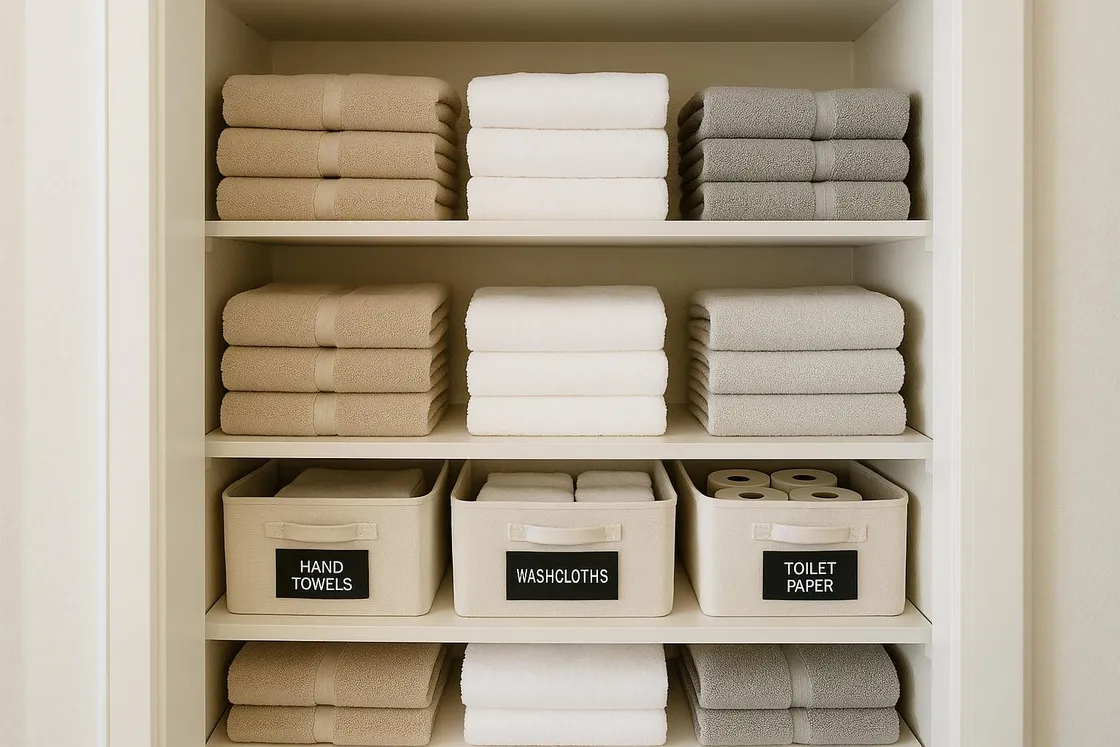 The 30-Minute Linen Closet Lightning Round: Declutter, Fold, and Zone Like a Pro
