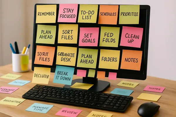 The Post-It Avalanche: How to Actually Use Sticky Notes for Good (Not Chaos)