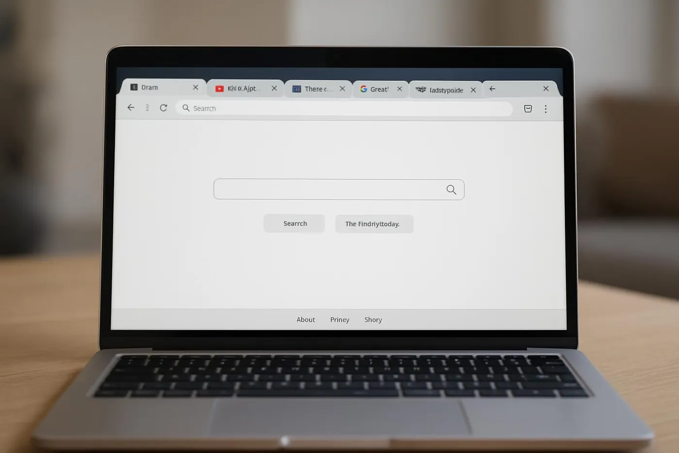 Multiple browser tabs visible on a laptop screen