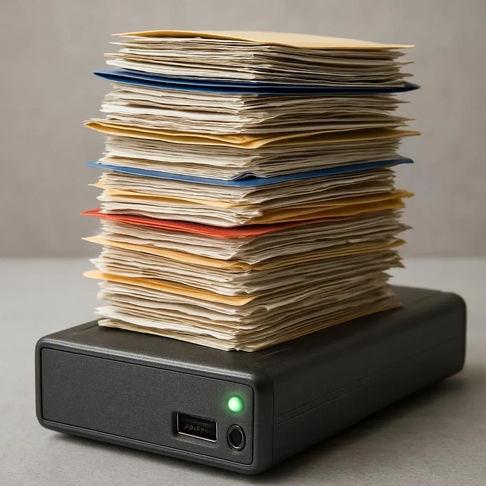 Overloaded hard drive