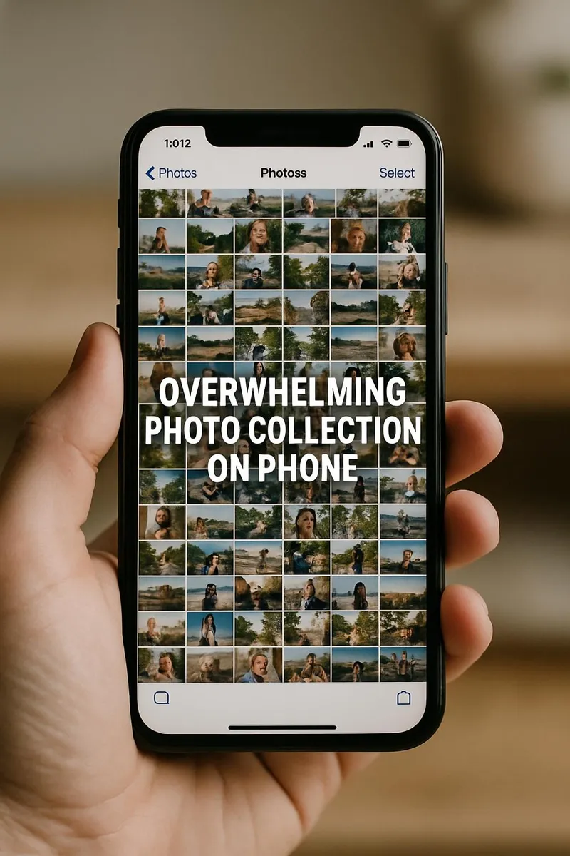 Overwhelming photo collection on phone