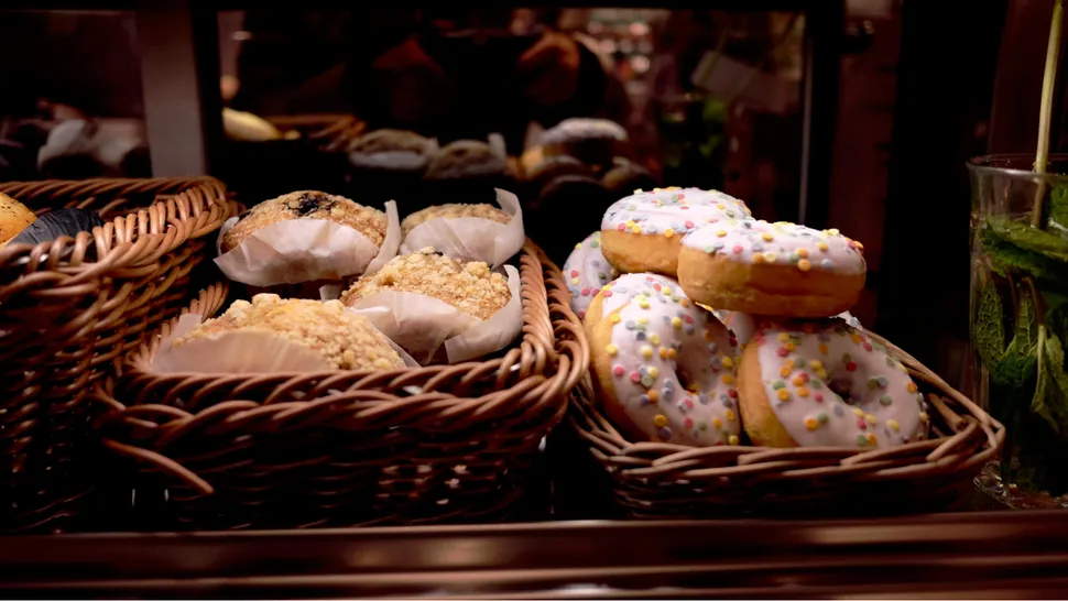 Delicious pastries as a wake-up reward