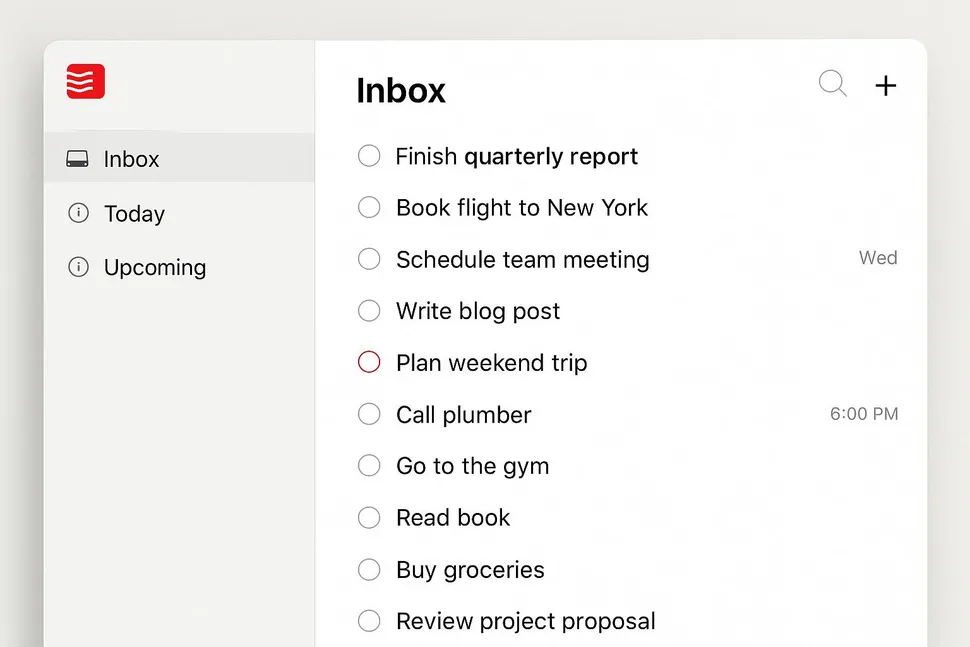Todoist main task inbox