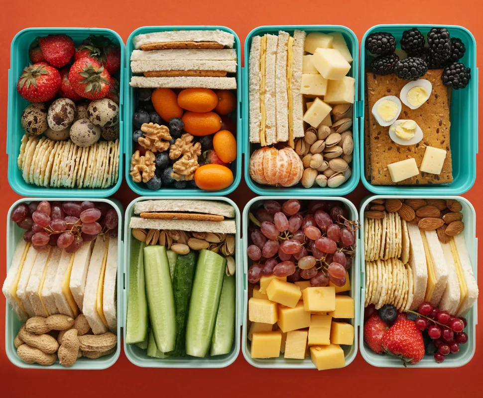 Organized Tupperware with lids in a file folder holder